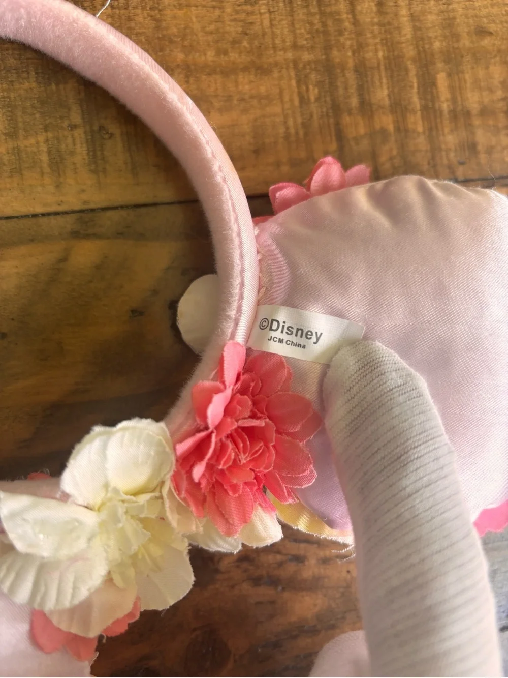 AUTHENTIC DISNEY PARKS FLORAL EAR PINK HEADBAND